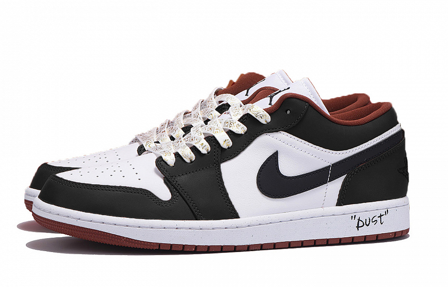 Jordan Air Jordan 1 Low Top Vintage Basketball Shoes Unisex Black Red купить в интернет-магазине Yoocart с быстрой доставкой по России.