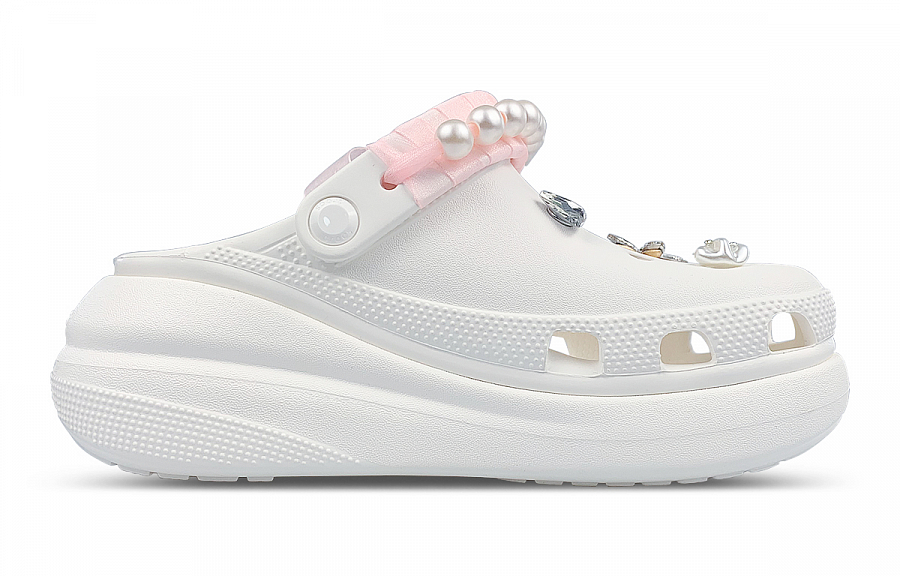 Crocs Crush Clog Clogs Unisex White купить в интернет-магазине Yoocart с быстрой доставкой по России.