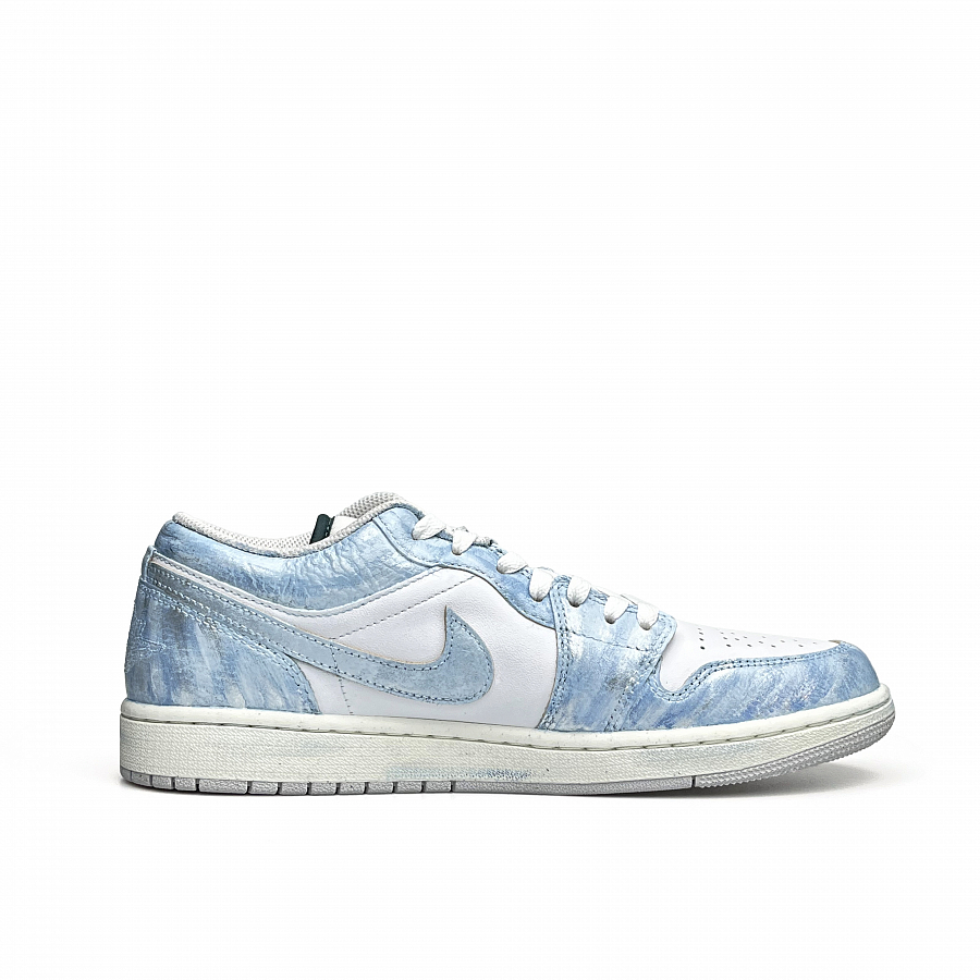 Jordan Air Jordan 1 Heart Of Atlantis Breathable And Lightweight Low Top Vintage Basketball Shoes Unisex Sky Blue купить в интернет-магазине Yoocart с быстрой доставкой по России.