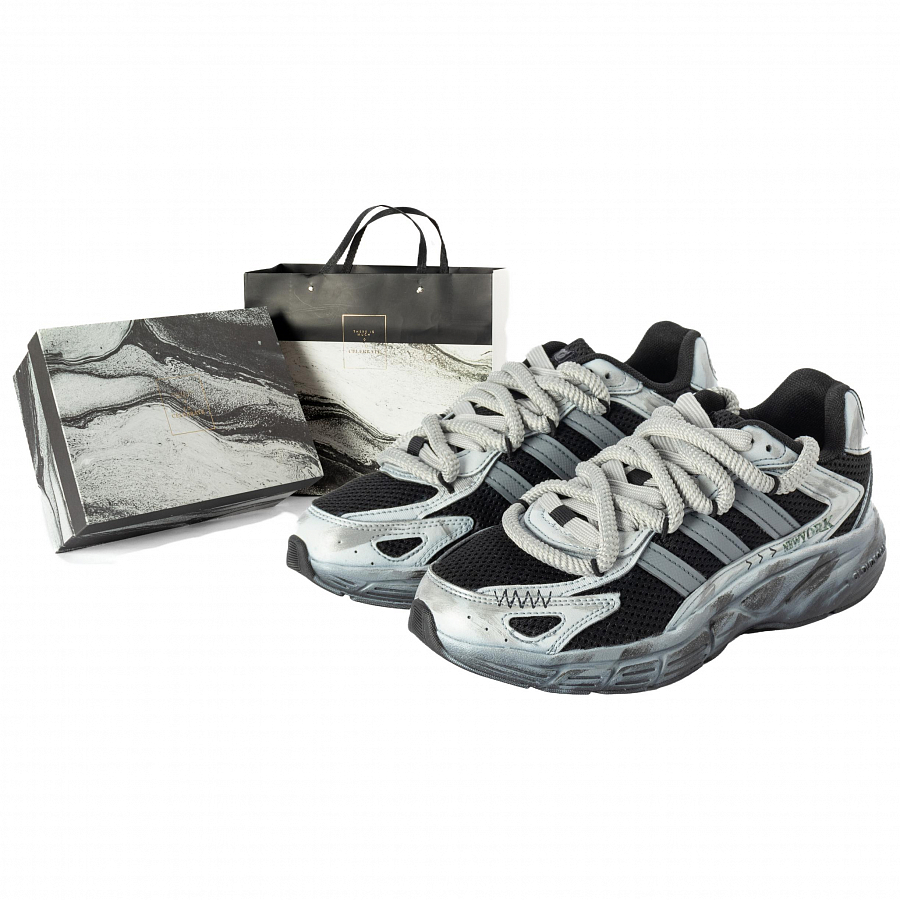 Adidas ECLYPTIX 2000 Breathable And Lightweight Low Top Running Shoes Unisex Black купить в интернет-магазине Yoocart с быстрой доставкой по России.