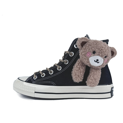 Converse Chuck 70 Wear-Resistant High-Top Canvas Shoes Unisex Black