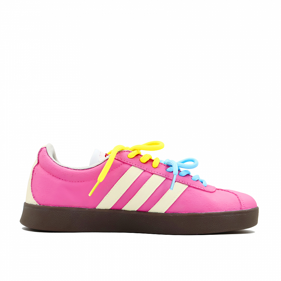 Adidas Neo Vl Court Classic Pomelos Raspberry Shock Absorbers Low Top Skateboard Shoes Unisex Rose Red купить в интернет-магазине Yoocart с быстрой доставкой по России.