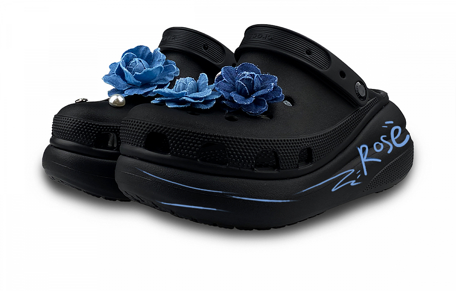 Crocs Crush Clog Classic Clog Clogs Unisex Black Blue купить в интернет-магазине Yoocart с быстрой доставкой по России.