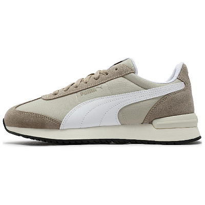 PUMA R78 Nylon Retro Low Top Casual Shoes Unisex Gray Brown