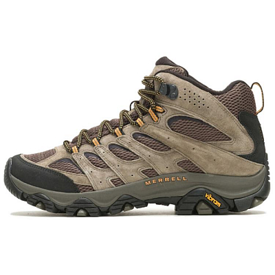 MERRELL MOAB 3 Anti Slip Wear Resistant Mid Top Outdoor Shoes Men's Brown