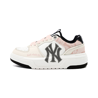 MLB Chunky Liner Low Top Skateboard Shoes Unisex Light Pink