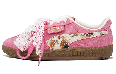 PUMA Palermo Slip-Resistant Low-Top Skateboard Shoes Unisex Pink