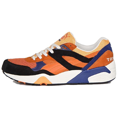 PUMA R698 Low Top Casual Shoes Men's Orange Black