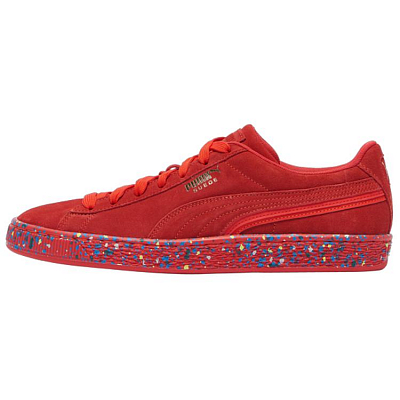 PUMA Low Top Skateboard Shoes Men's Red