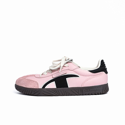 Champion Champ T trainer Cushioning Abrasion Resistant Balance Lightweight Low Top Skateboard Shoes Women's Black Pink