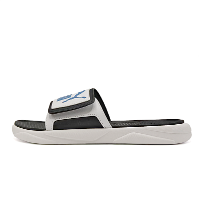 PUMA ROYALCAT COMFORT 2 Rubber Odor Resistant Slide Slippers Unisex Blue Black White