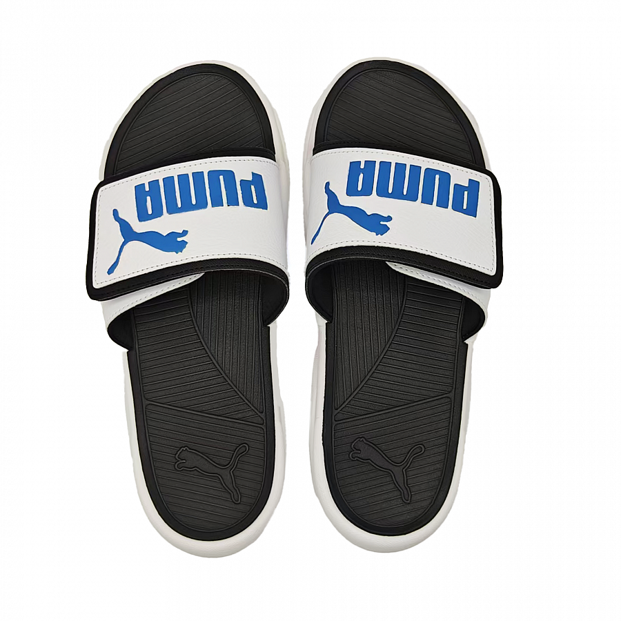 PUMA ROYALCAT COMFORT 2 Rubber Odor Resistant Slide Slippers Unisex Blue Black White купить в интернет-магазине Yoocart с быстрой доставкой по России.
