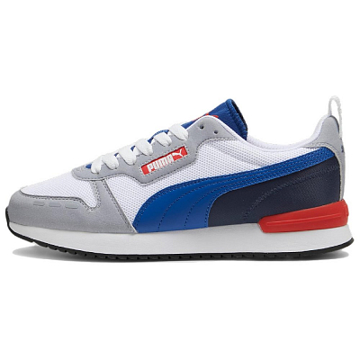 PUMA R78 Low top Casual Shoes Unisex White Gray Blue