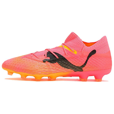 PUMA FUTURE 7 ULTIMATE AG Short Rubber Studs HG Short Rubber Studs Soccer Shoes Men's Pink Black