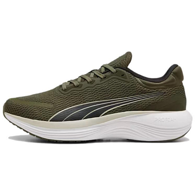 PUMA Scend Pro Anti Slip Wear Resistant Low Top Sprint Running Shoes Unisex Green Black