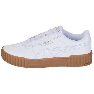 PUMA Carina 3.0 Low Top Skateboard Shoes Women's White