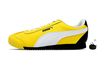PUMA Turino 2 Non-slip Lightweight Low-Top Casual Shoes Unisex Black Yellow