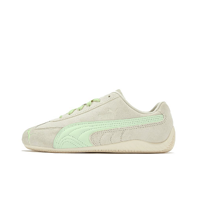 PUMA Quick News Manufacturing, Lime Cream Puff Cushioning, Wear Resistant Low Top Casual Shoes Unisex Ecru