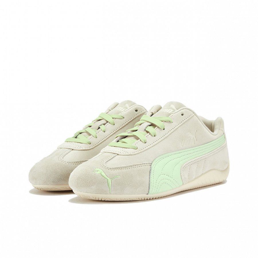 PUMA Quick News Manufacturing, Lime Cream Puff Cushioning, Wear Resistant Low Top Casual Shoes Unisex Ecru купить в интернет-магазине Yoocart с быстрой доставкой по России.