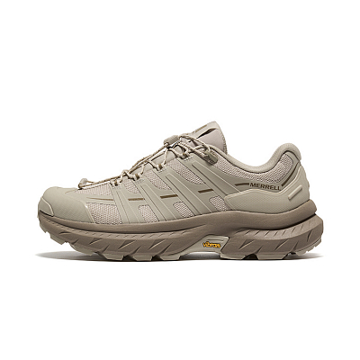 MERRELL Cushioning Wear-Resistant Low-Top Trekking Shoes Unisex Gray Khaki