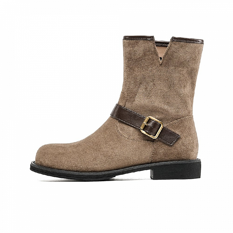 EBLAN Ankle Boots Women's Khaki купить в интернет-магазине Yoocart с быстрой доставкой по России.