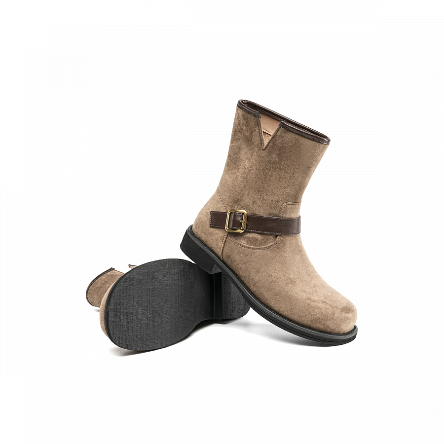 EBLAN Ankle Boots Women's Khaki купить в интернет-магазине Yoocart с быстрой доставкой по России.