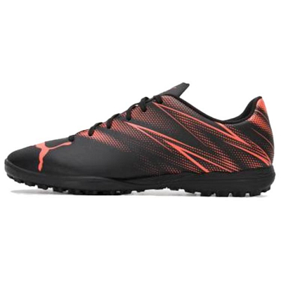 PUMA Attacanto TT Turf Wear resistant And Lightweight Soccer Shoes Men's Black
