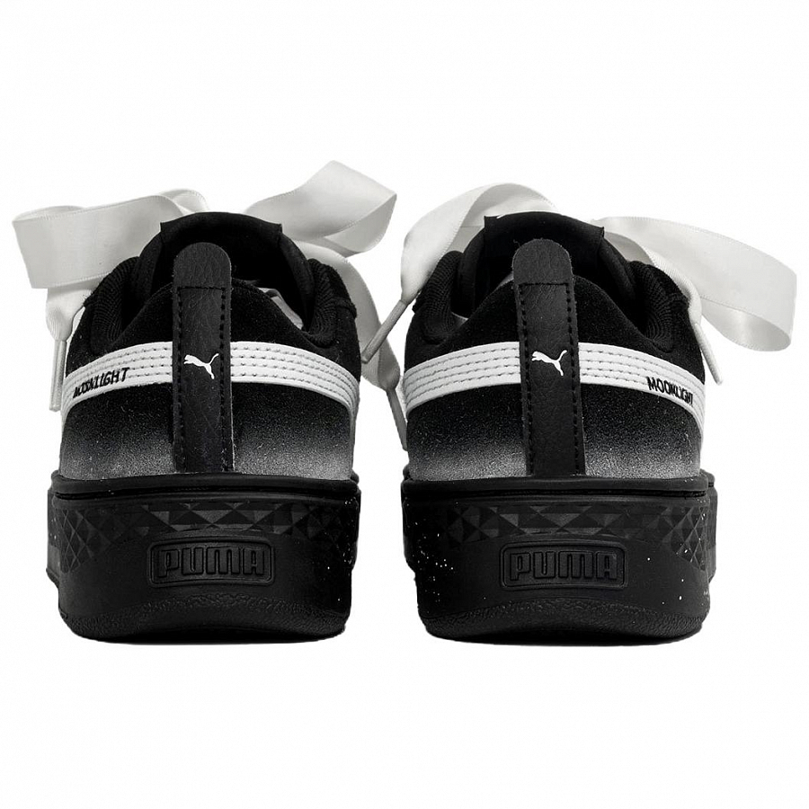 PUMA Platform Kaleidoscope, Moonlight, Shopping Bag Anti Slip Wear Resistant Low Top Skateboard Shoes Women's Black купить в интернет-магазине Yoocart с быстрой доставкой по России.