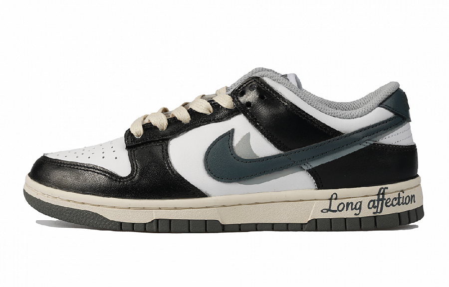 Nike Dunk Low Low-Top Skateboard Shoes Women's Black White Gray купить в интернет-магазине Yoocart с быстрой доставкой по России.