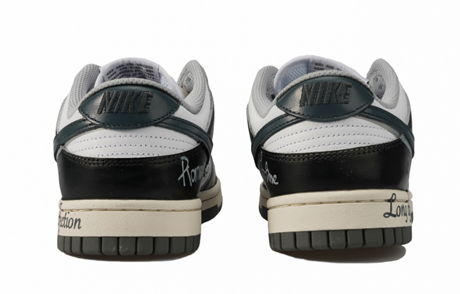 Nike Dunk Low Low-Top Skateboard Shoes Women's Black White Gray купить в интернет-магазине Yoocart с быстрой доставкой по России.