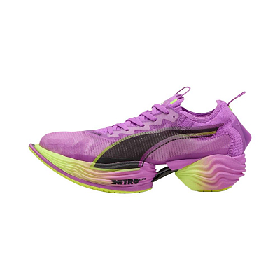 PUMA Fast R Nitro Elite 2 Slip Resistant, Breathable, And Resilient Low Top Racing Running Shoes Men's Purple