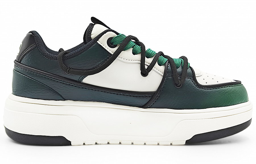 MLB Chunky Liner Abrasion Resistant Low Top Skateboard Shoes Unisex White Green купить в интернет-магазине Yoocart с быстрой доставкой по России.