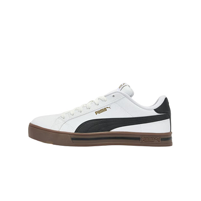 PUMA Smash Vulc V3 Breathable And Wear resistant Low Top Skateboard Shoes Unisex White