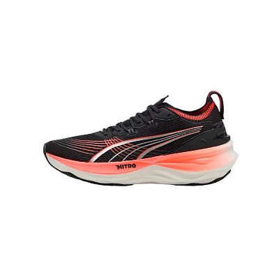 PUMA ForeverRun NITRO™ II Mid Top Running Shoes Men's PUMA Black Glow Red