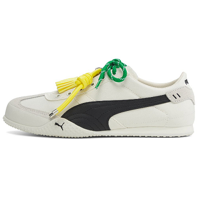 PUMA Bella UT Wear resistant And Lightweight Low Top Casual Shoes Unisex White Black