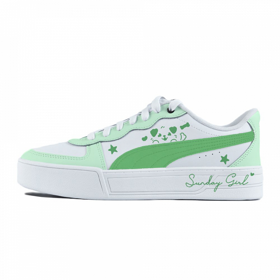 PUMA Skye Abrasion Resistant Balance Low Top Skateboard Shoes Women's Turquoise купить в интернет-магазине Yoocart с быстрой доставкой по России.