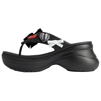 Balenciaga Platform Thong Croc Sandals Women's