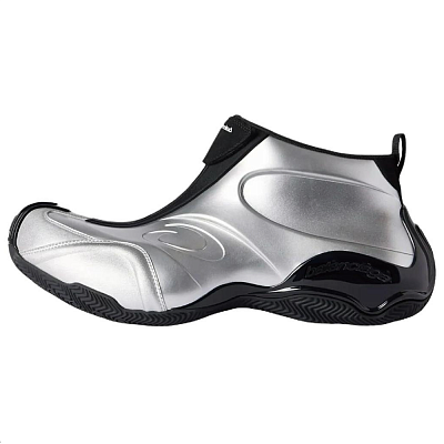 Balenciaga Basketball Shoes Mid Top Casual Shoes Men's Silver