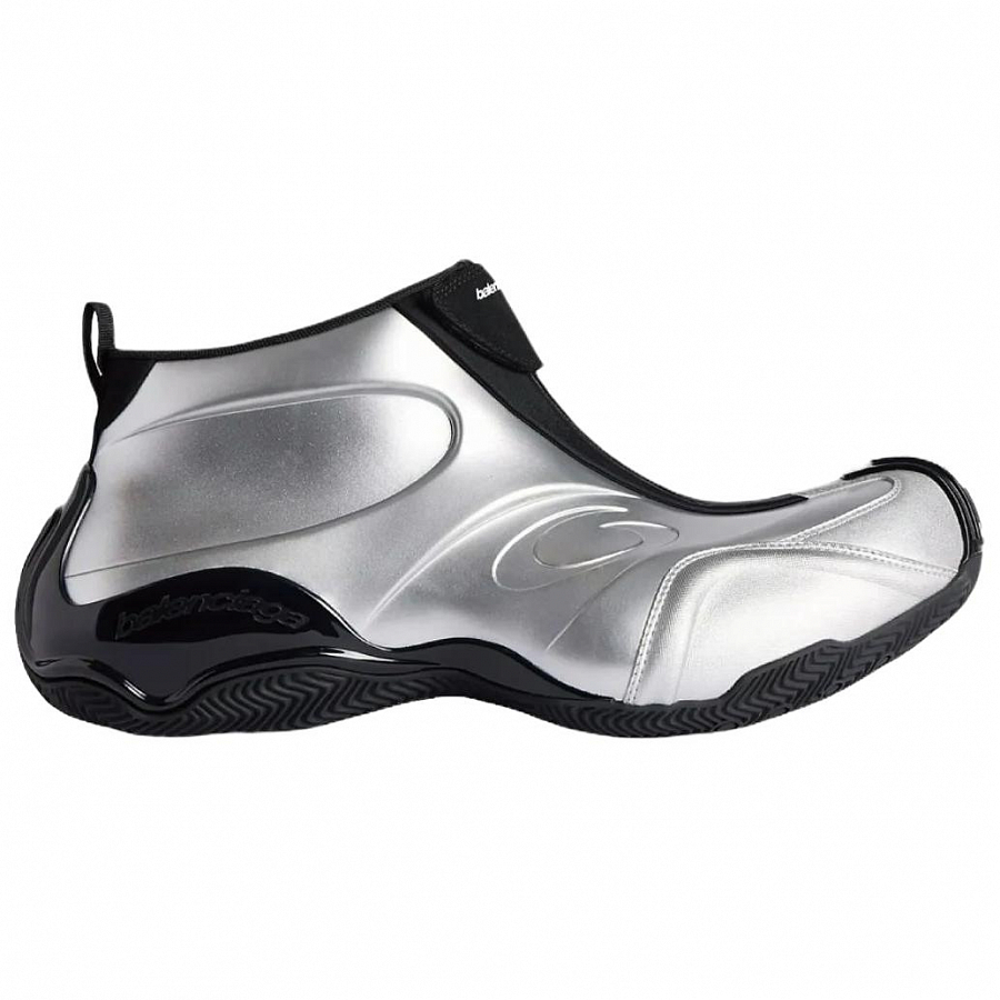 Balenciaga Basketball Shoes Mid Top Casual Shoes Men's Silver купить в интернет-магазине Yoocart с быстрой доставкой по России.