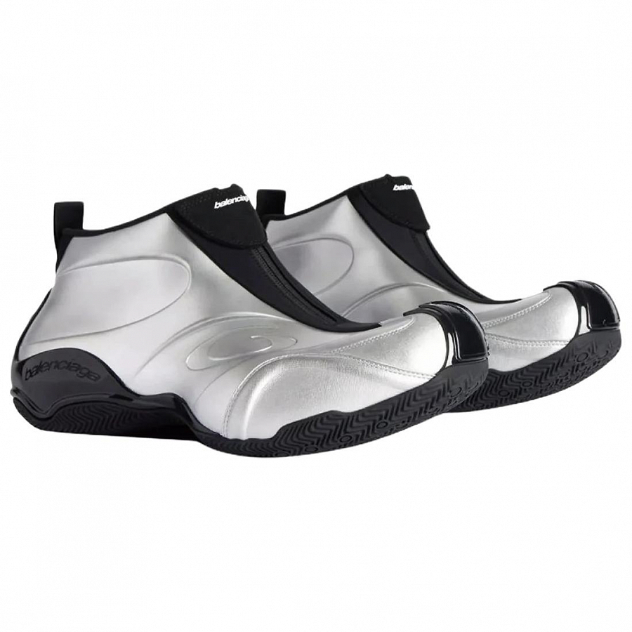Balenciaga Basketball Shoes Mid Top Casual Shoes Men's Silver купить в интернет-магазине Yoocart с быстрой доставкой по России.
