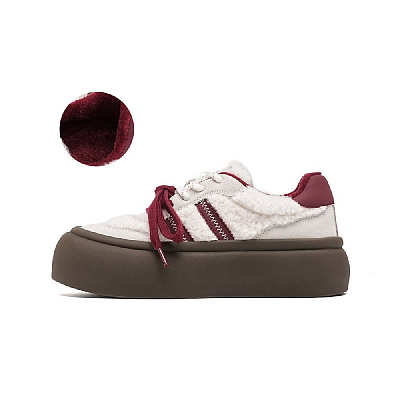 EBLAN Casual Shoes Women's Red Beige