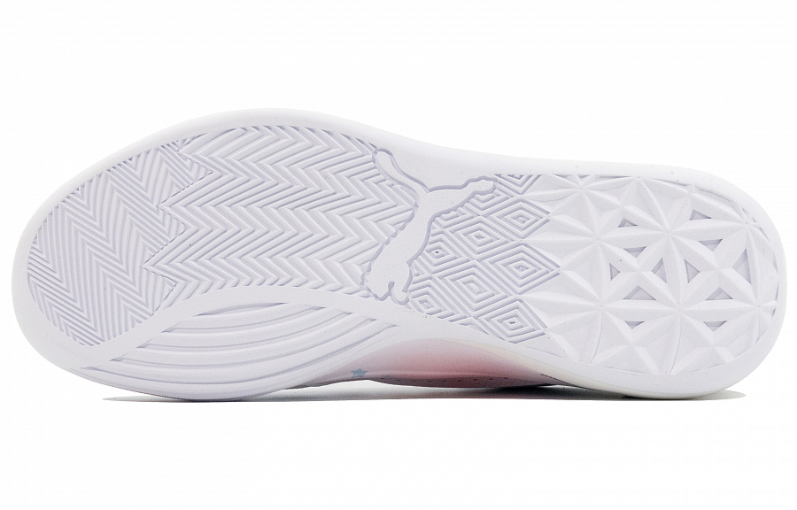 PUMA Clyde Hardwood Team Low Top Basketball Shoes Men's Pink Blue купить в интернет-магазине Yoocart с быстрой доставкой по России.