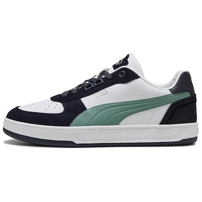 PUMA Caven 2.0 Low Top Skateboard Shoes Unisex White Green