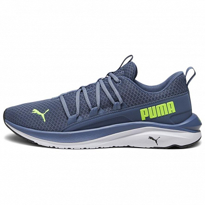 PUMA Softride One4all Shock Absorbers Slip Resistant Abrasion Resistant Low Top Casual Running Shoes Men's Dark Blue