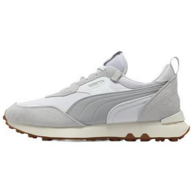 PUMA Rider FV Low Top Casual Shoes Unisex White Gray