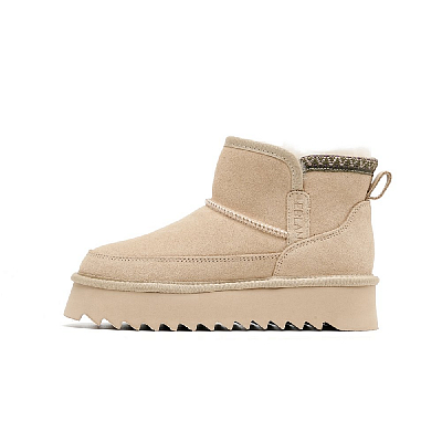 EBLAN Snow Boots Women's Apricot