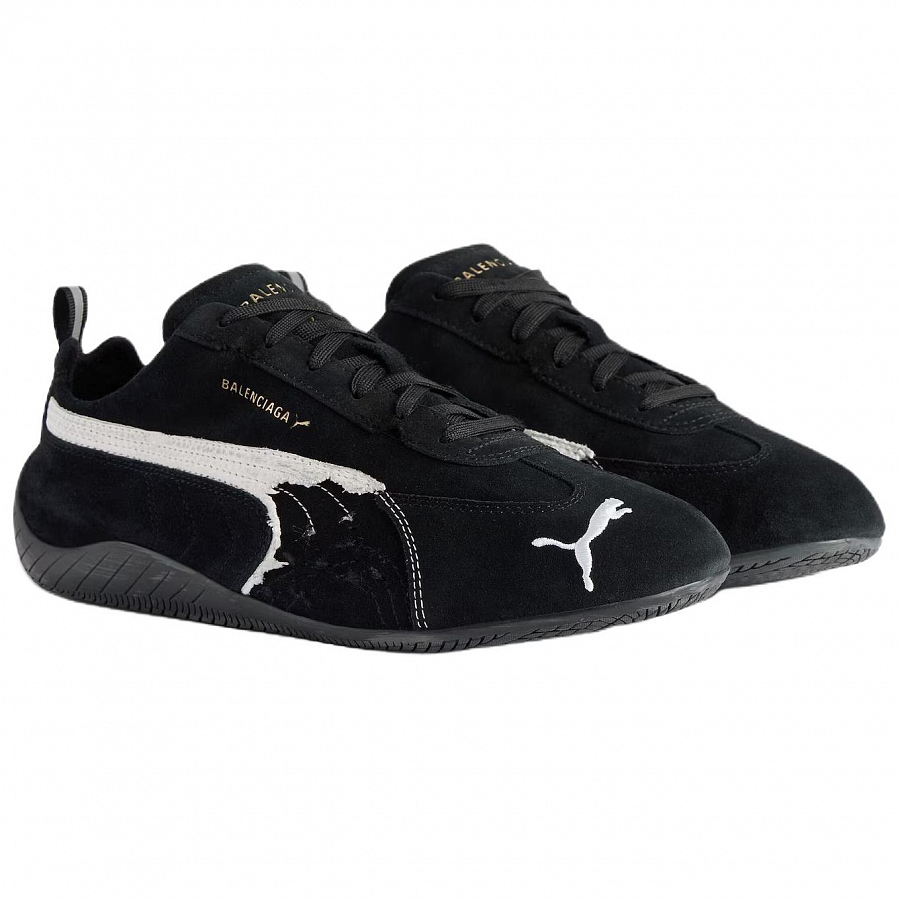 PUMA x Balenciaga Speedcat Collection Thin Sole Shoes Low Top Casual Shoes Unisex Black купить в интернет-магазине Yoocart с быстрой доставкой по России.