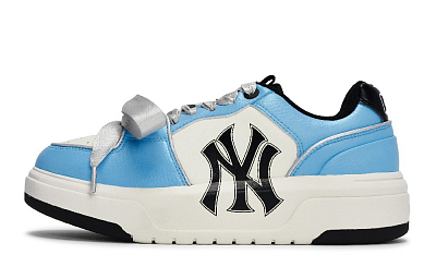 MLB Chunky Liner Skateboard Shoes Unisex Low top Black/White/Blue