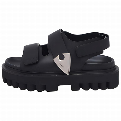 Alexander McQueen Parachute One Strap Sandals 5cm Men's Black