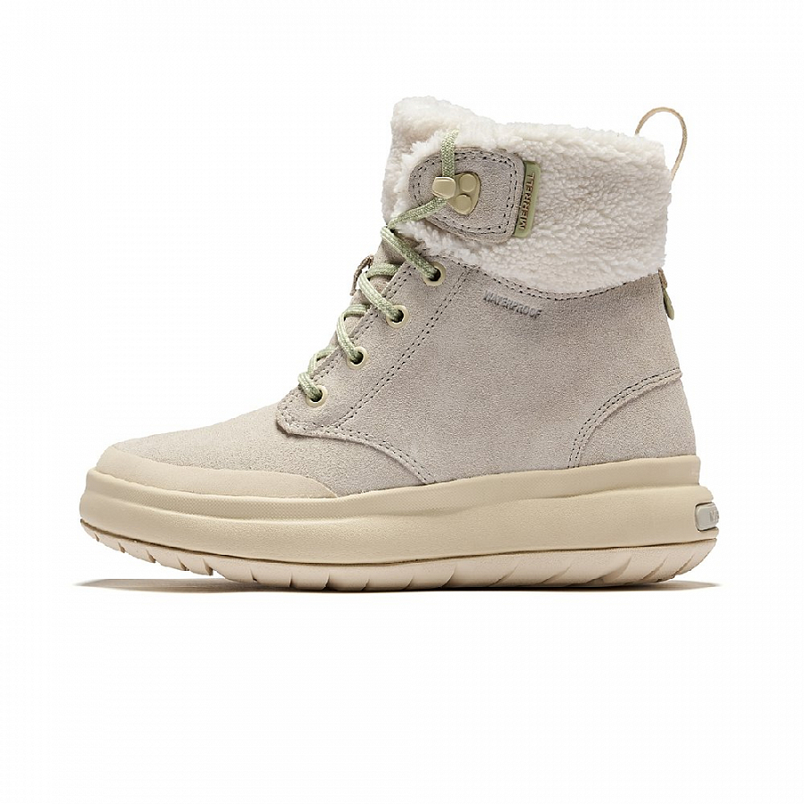 MERRELL Slip Resistant Thermal Mid Top Outdoor Shoes Women's Light Gray купить в интернет-магазине Yoocart с быстрой доставкой по России.